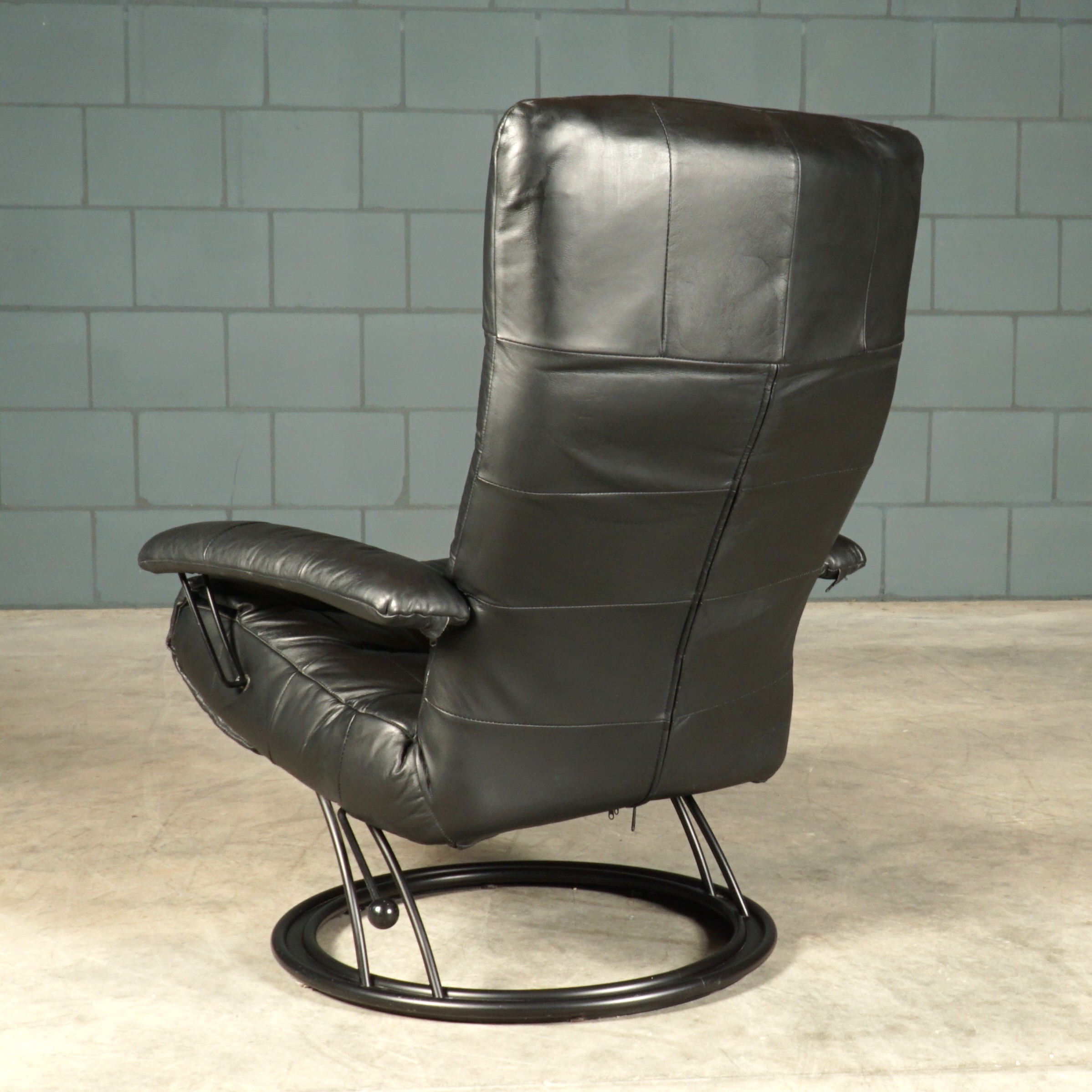 Vintage Draaifauteuil Met Voetsteun – Recliner – Jaren 80 image 7