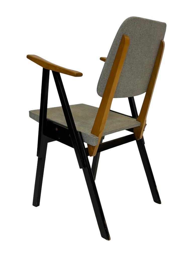Vintage Zwager Ermeloo, Palais De Tokyo Stoel 50's Design image 10