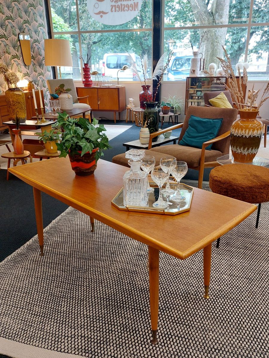 Vintage Salontafel Ronde Poot 60s image 12