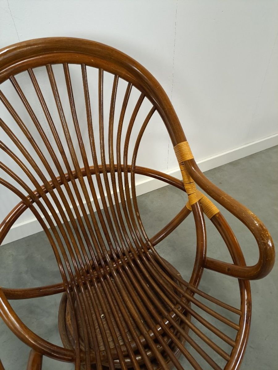 Rotan Manou Draai Stoel image 7