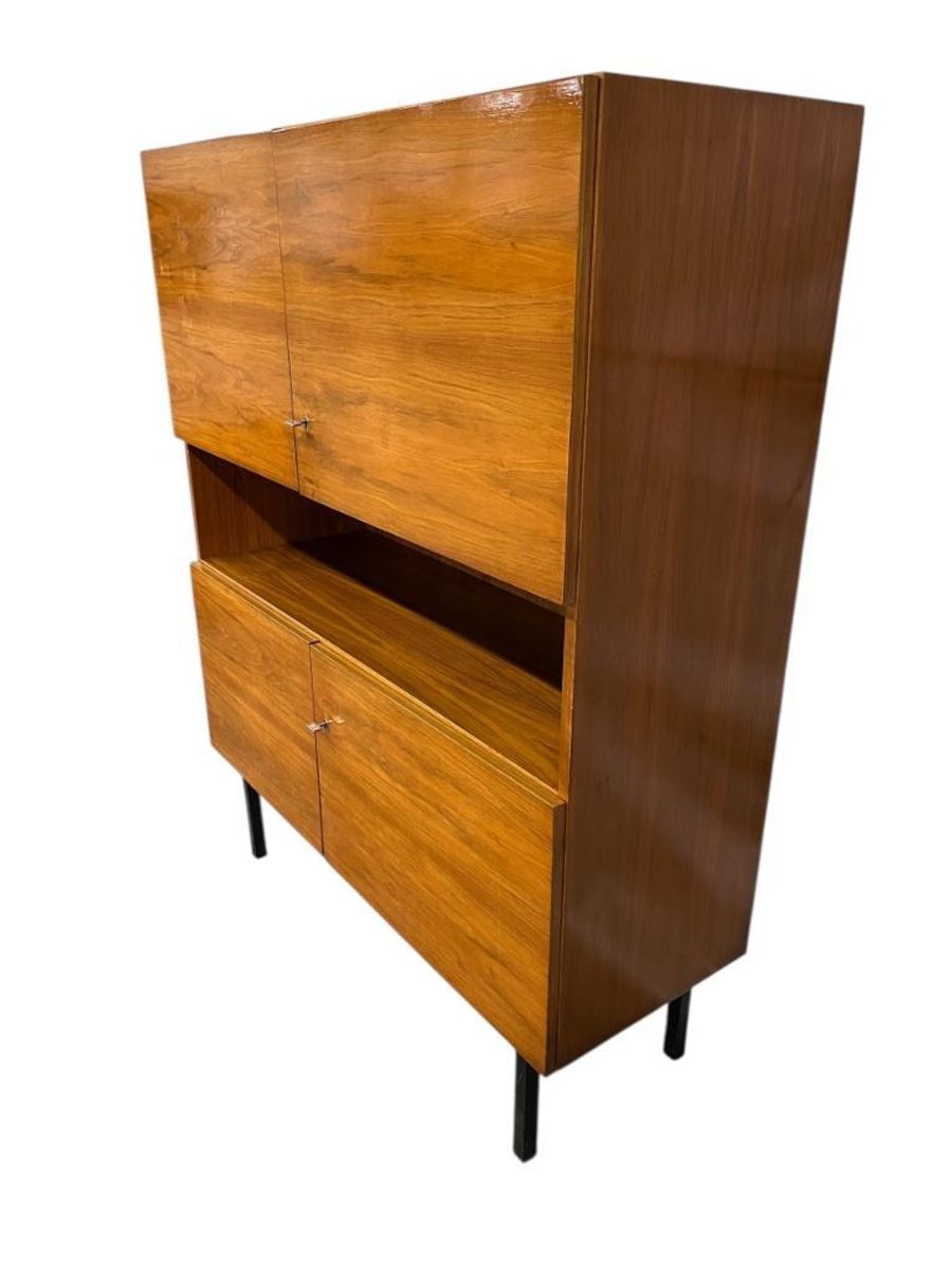 Vintage Halfhoge Kast / Leggerkast / Opbergkast image 20