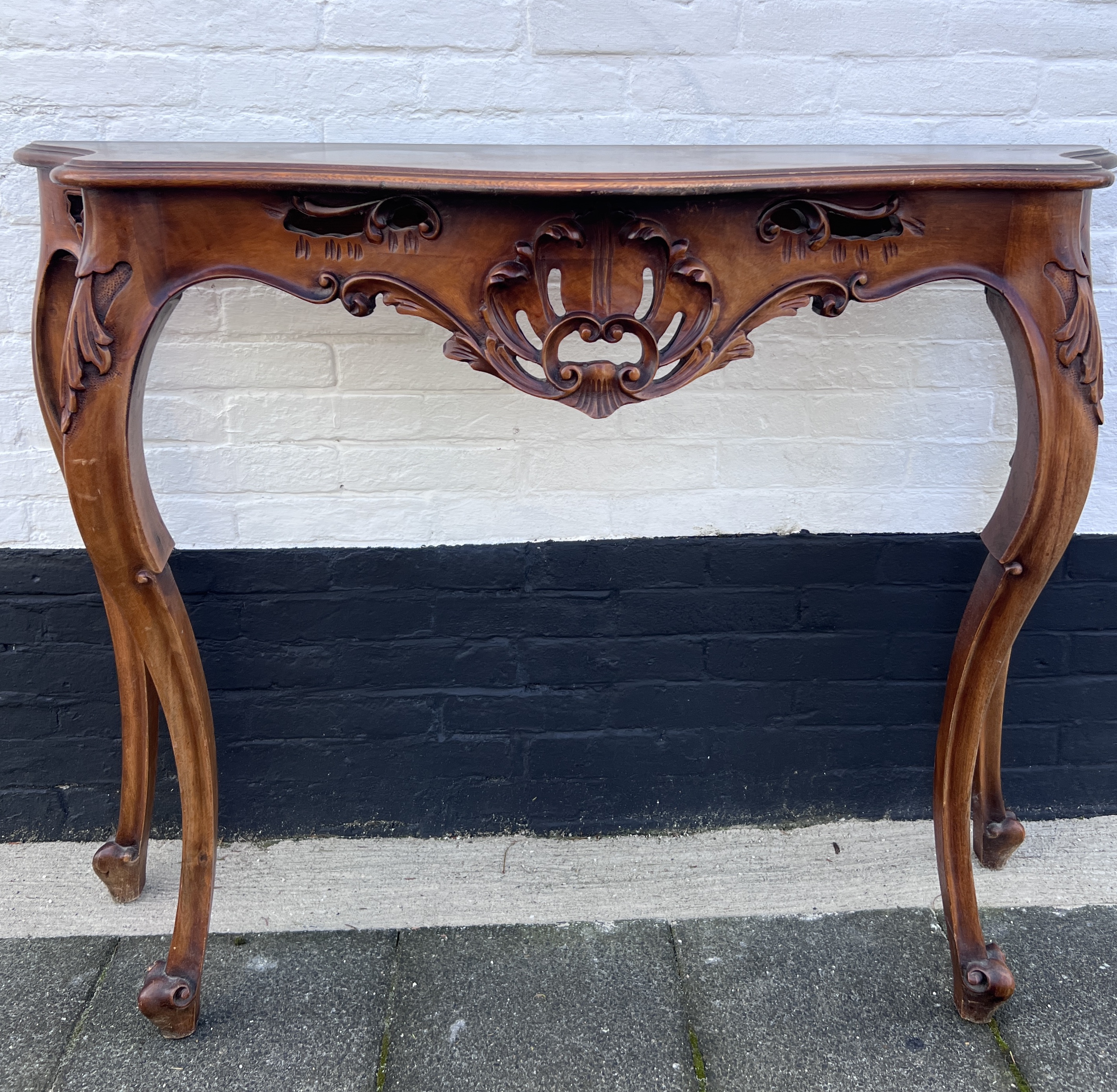 Mooie Grote Geschulpte Sidetable, Opengewerkt, 110 Cm Breed image 2