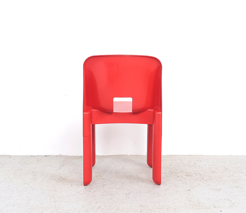 Joe Colombo Universal Stoelen Rood, 1960s image 10