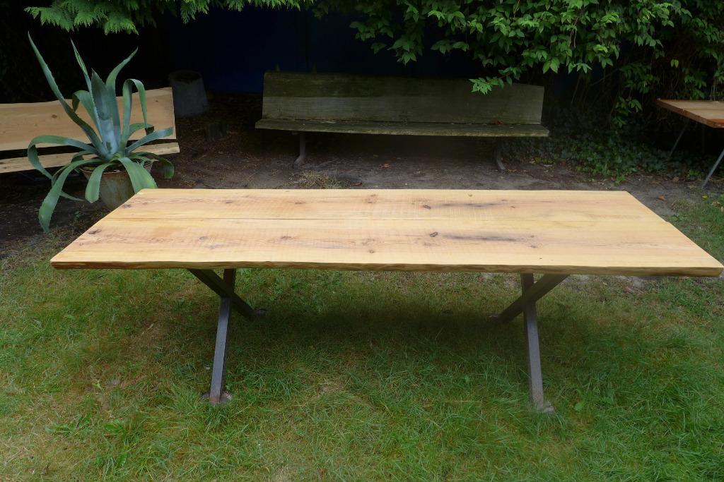 Prachtige Grote Boomstam Tuinbank 292 Cm image 16