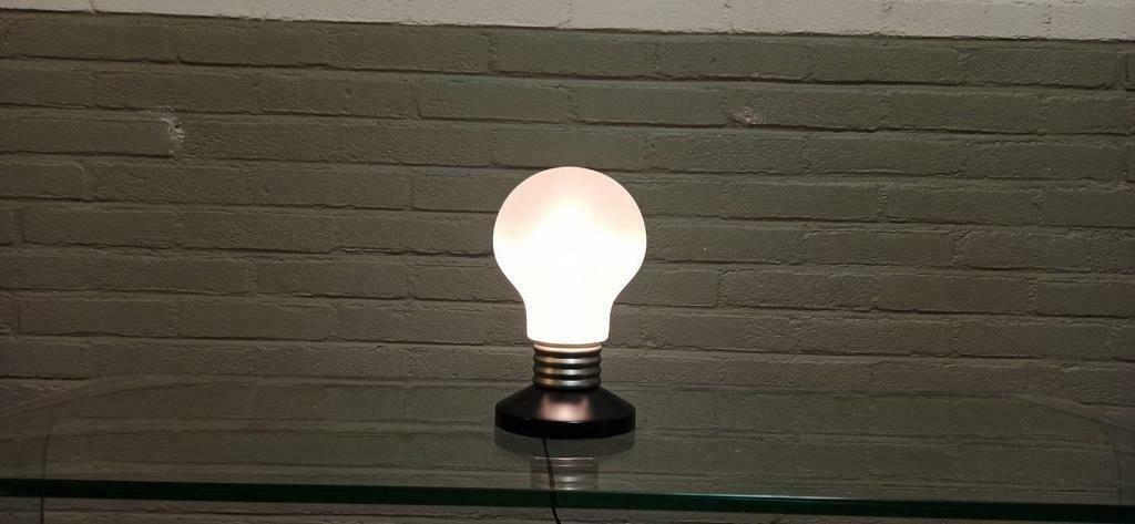 Vintage 1990s Ikea Pop Art Stijl Bulb Lamp Tafellamp image 11