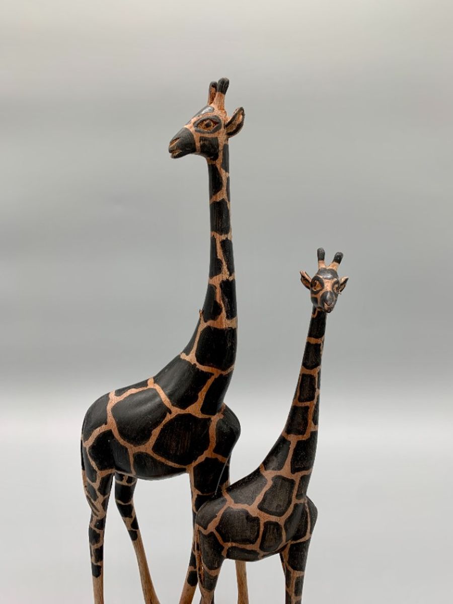 Set Vintage Houten Giraffen image 7