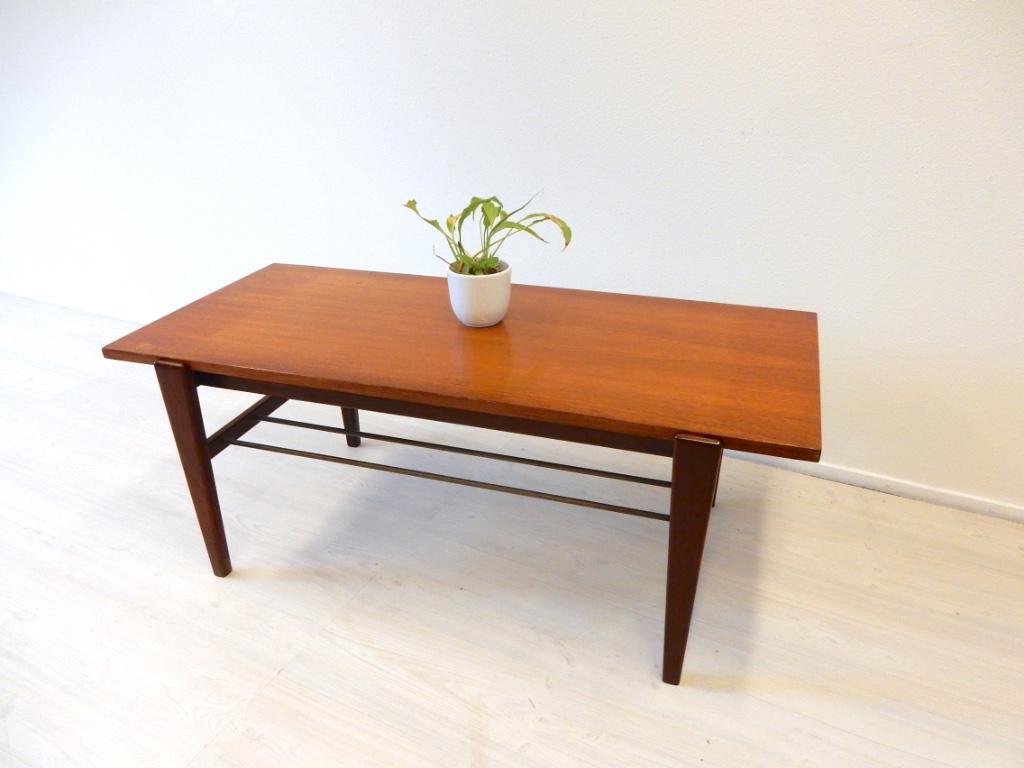 Retro Vintage Salontafel Tafel Jaren 60 Teakhout image 2