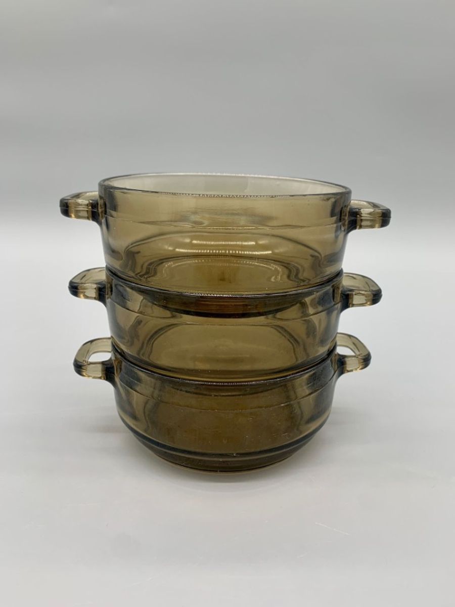 Set Arcoroc Soepkommen Rookglas 3 Stuks image 3