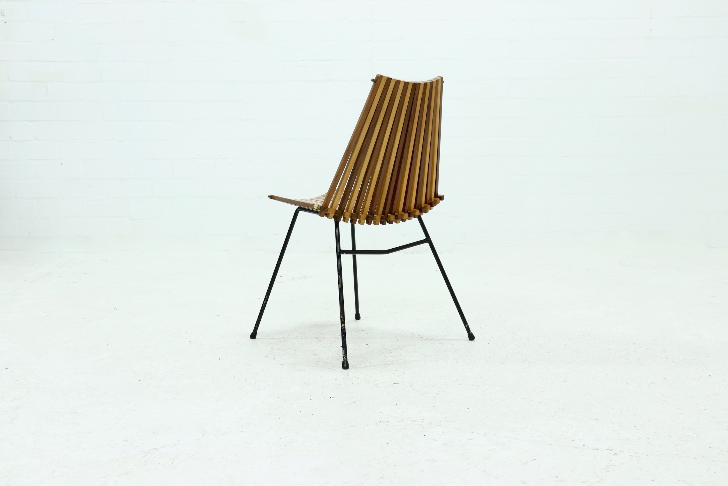 Rare Model 218 Slat Chair By Rohé Noordwolde The Netherlands 1961 image 5