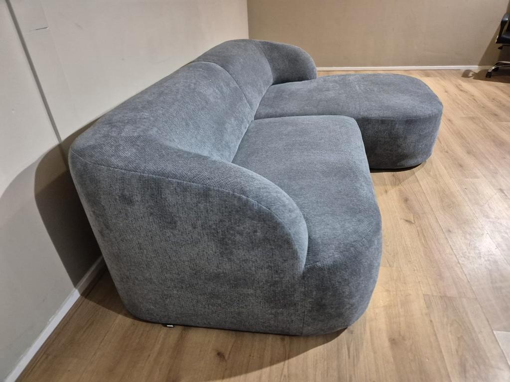 30% Korting - Nieuw - Montel Wave Hoekbank - Grijs - Stof image 6