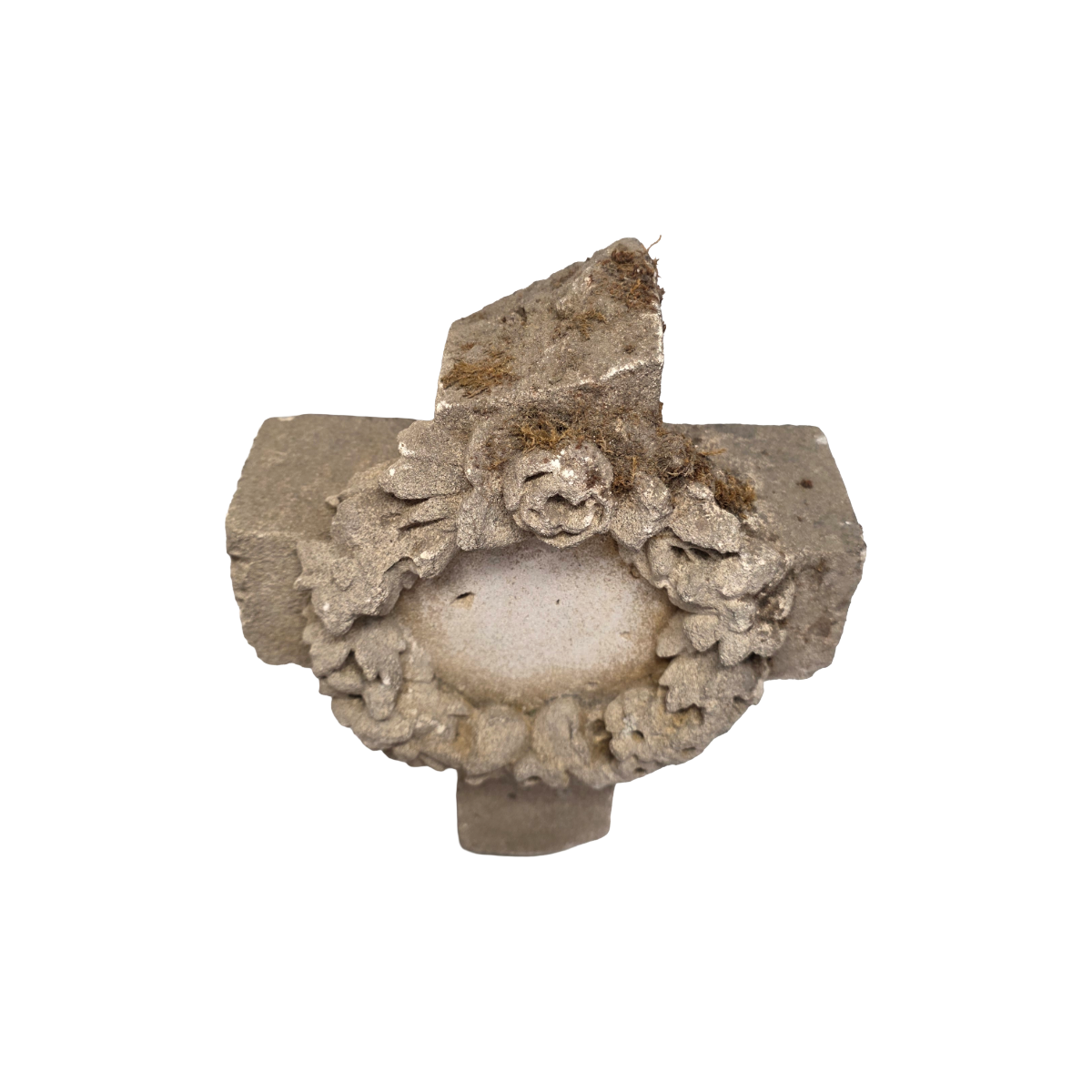 Oude Frans Zandstenen Graf Ornament, 1e Helft 20e Eeuw image 6