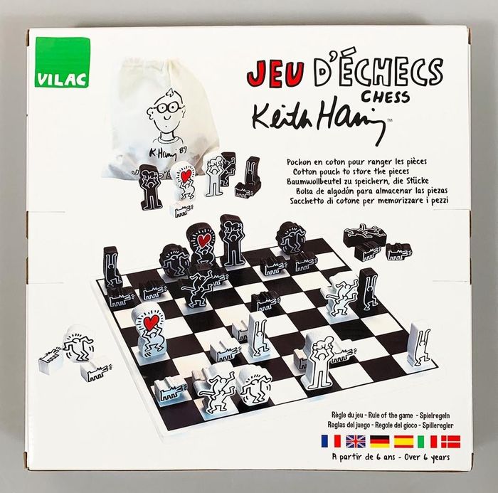Keith Haring Schaakspel Zwart/wit Nieuw!! image 13