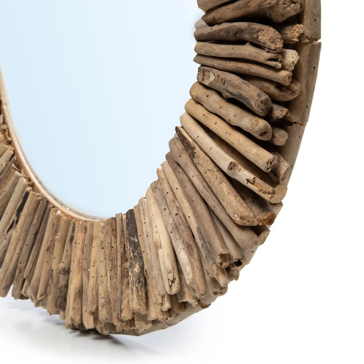 Bazar Bizar | De Driftwood Halo Spiegel - Naturel - M image 7