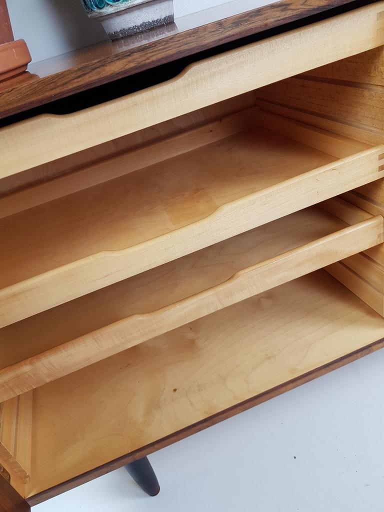 Vintage Deens Dressoir Palissander Hout Kast | Tv Kast image 12