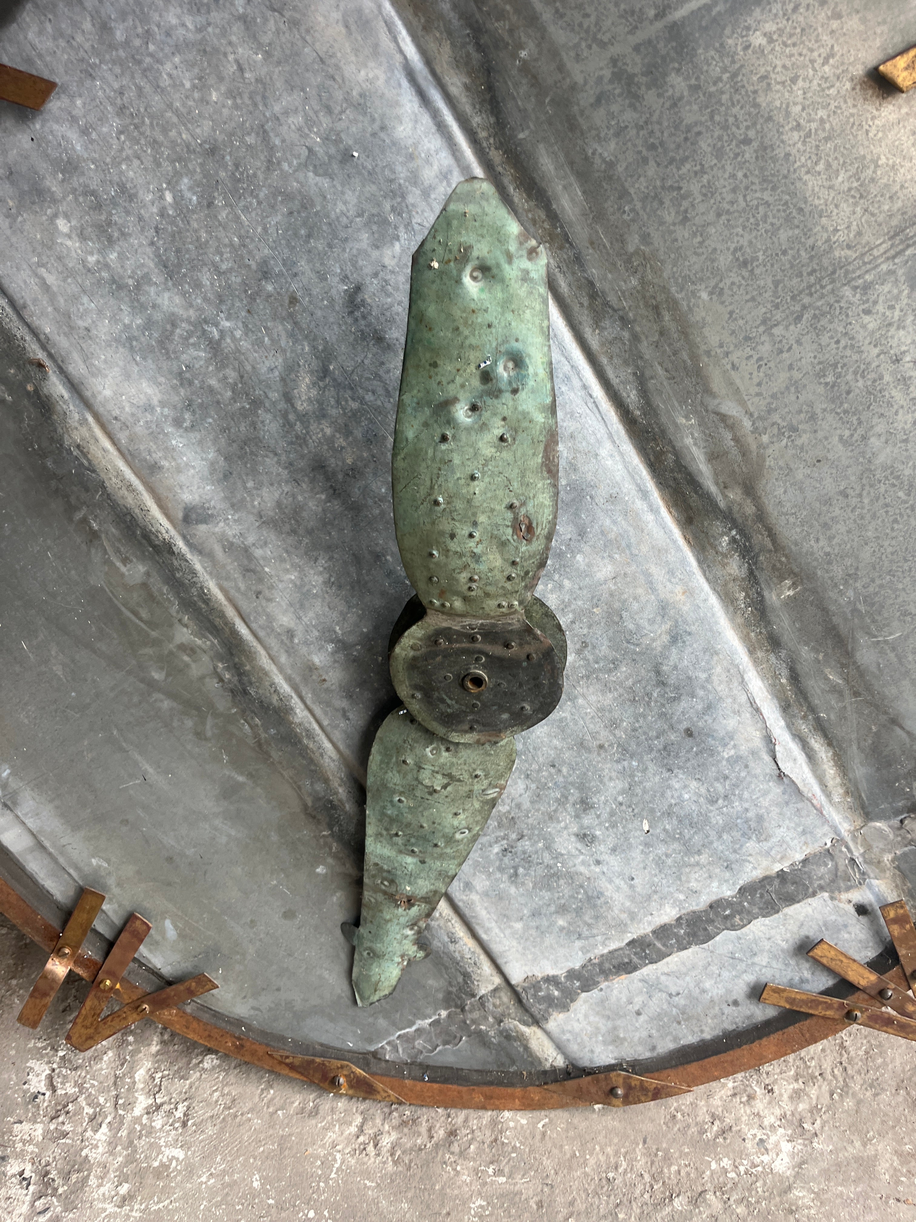 Large Industrial Clock Face (ø104cm) image 6