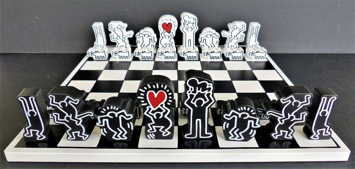 Keith Haring Schaakspel Zwart/wit Nieuw!! image 14