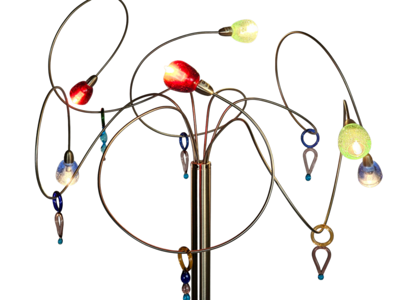 Harco Loor - Strawberry - Murano - 6 Lichts - Dimmer - 1990's image 10