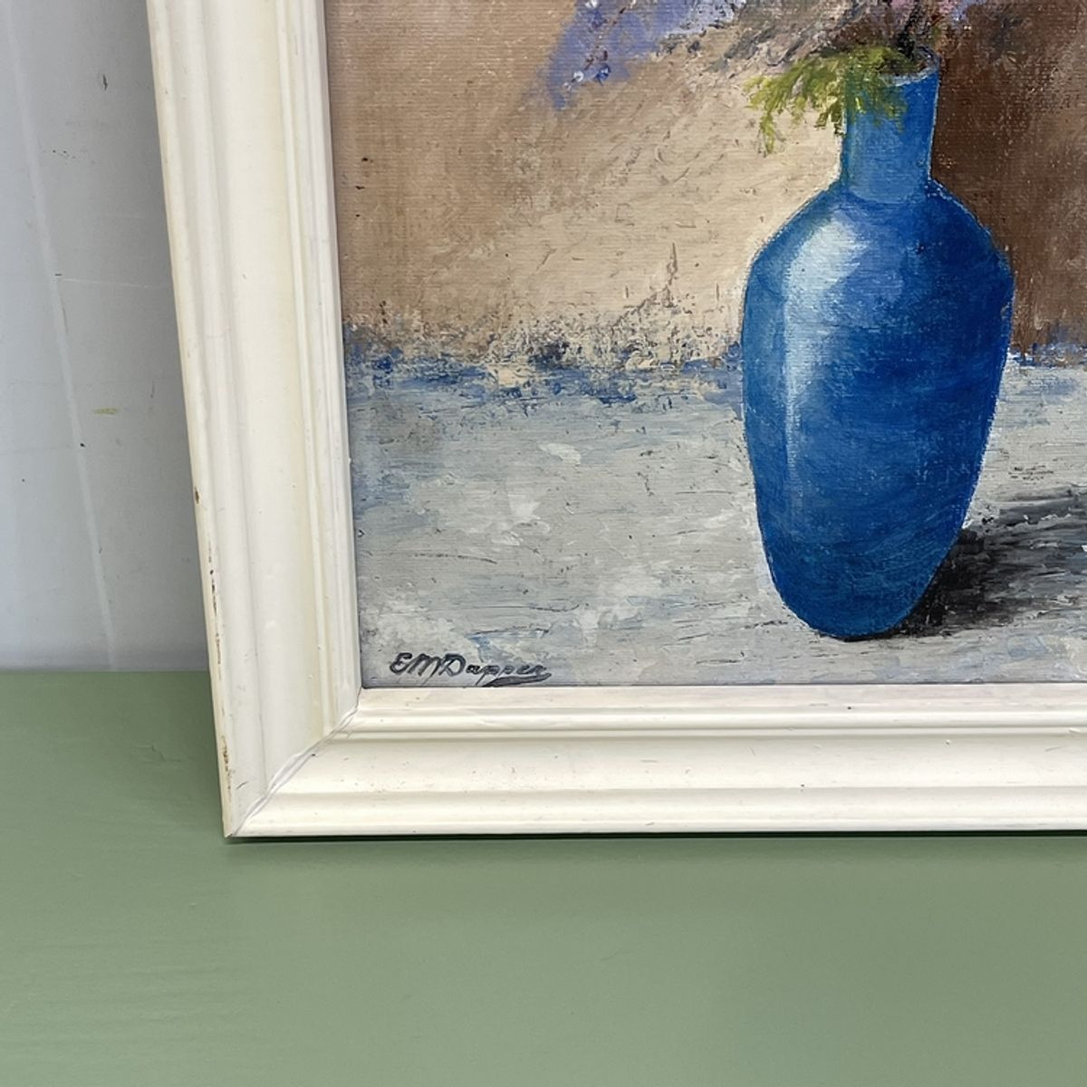 Bloem Schilderij Handmade Prent In Lijst image 4