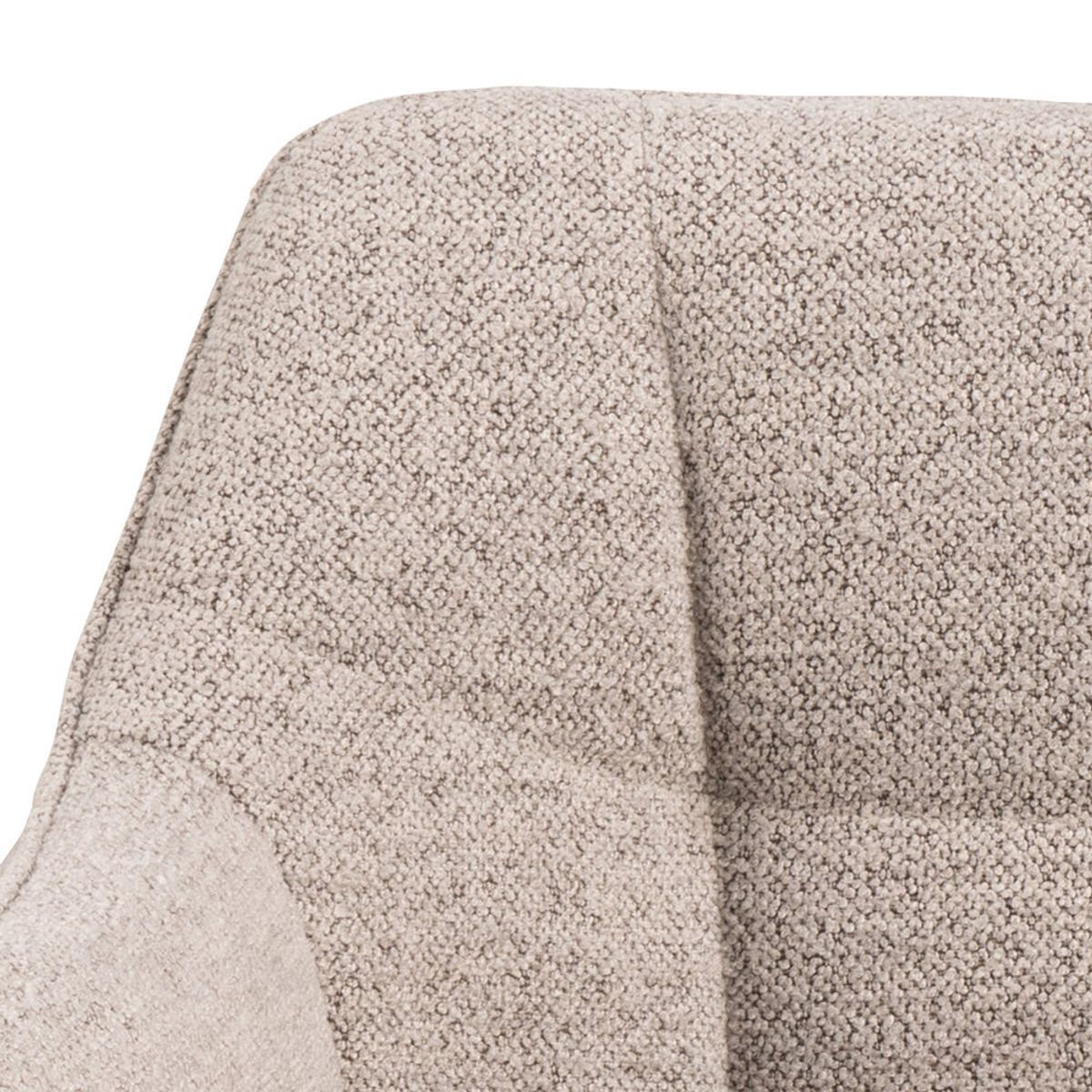 Nivala Eetkamerstoel - Set Van 2 - Beige Met Mat Zwarte Poten image 5