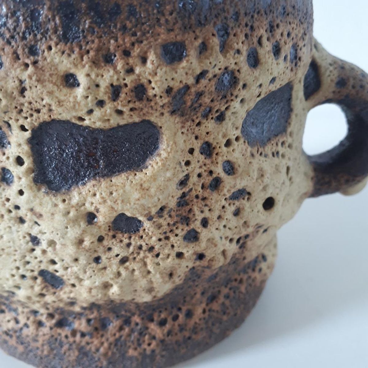 * Vintage Bloempot Lava Pot Fat Lava Retro Pot Jaren 70 image 4