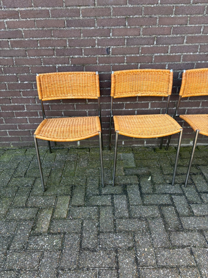 4X Rotan Stoelen In De Stijl Van Martin Visser image 10