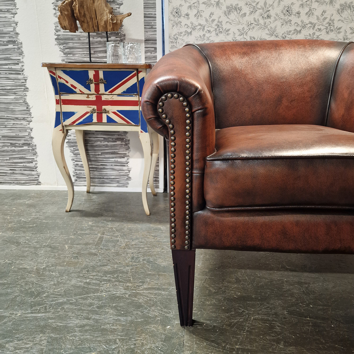 Chesterfield Club Chair - Antiek Bruin image 7