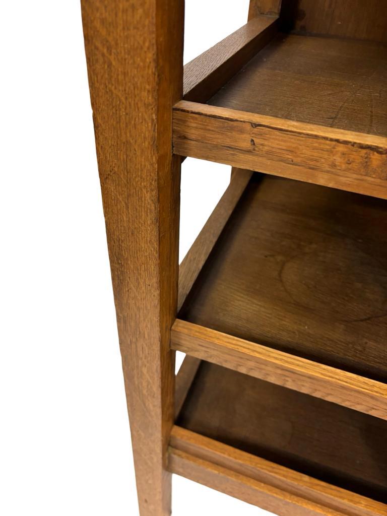 Art Deco Wandkast Vakkenkast Jaren 30 Eiken Open Kast image 14