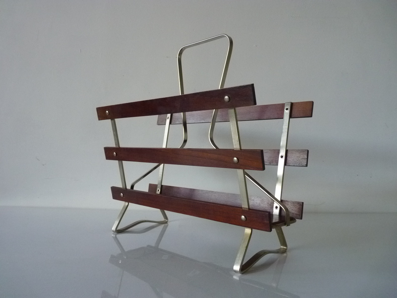 Vintage Small Magazine Rack image 2