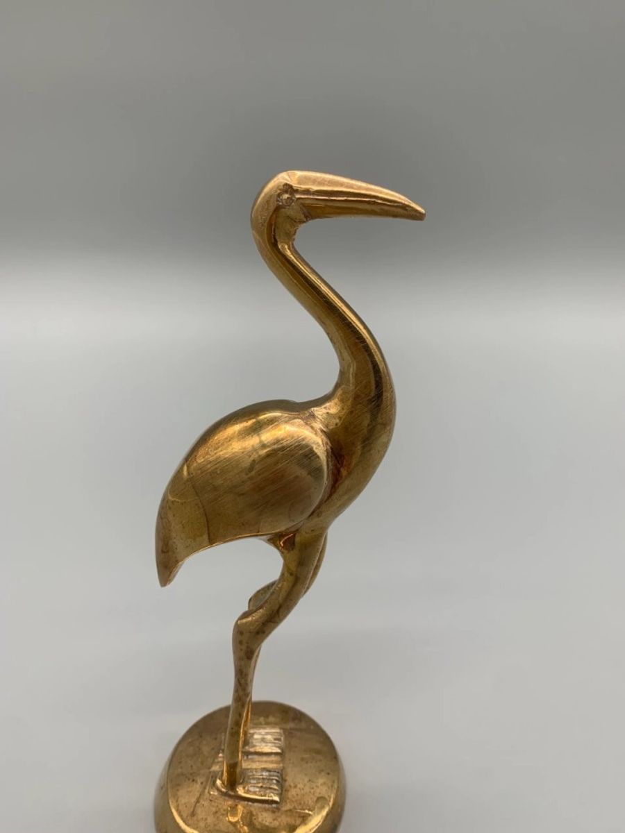 Messing Flamingo Op Voet image 5