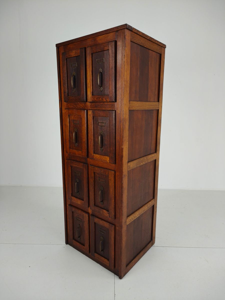 Antieke Eikenhouten Archiefkast – Ca. 1900–1920 image 14