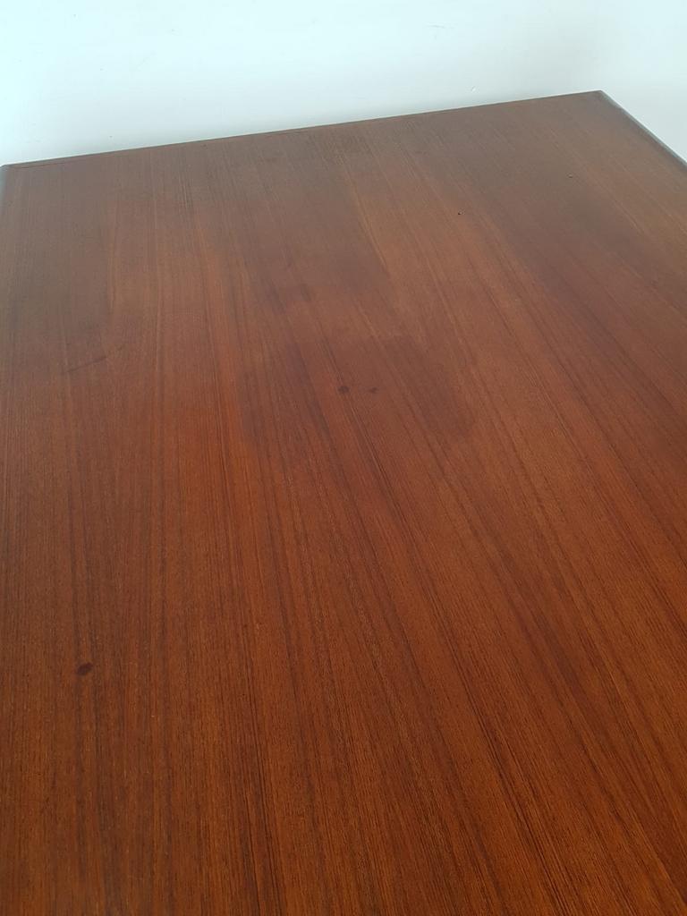 Vintage Teakhouten Uitschuifbare Eettafel | Tafel image 7