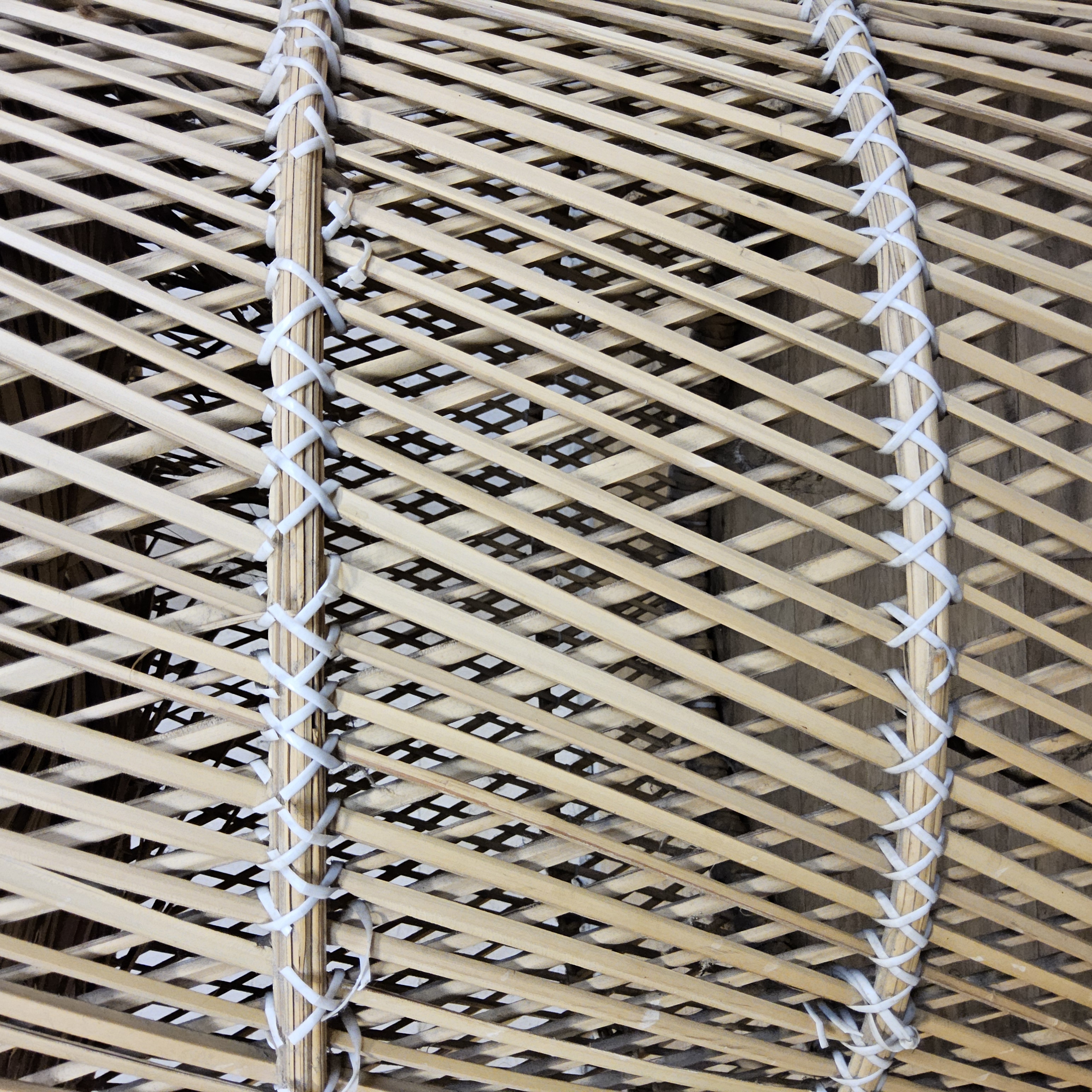 Vintage Geweven Rotan / Rattan Stoel / Luie Bohemian Stoel ( Lazy Rotan Chair ) image 11