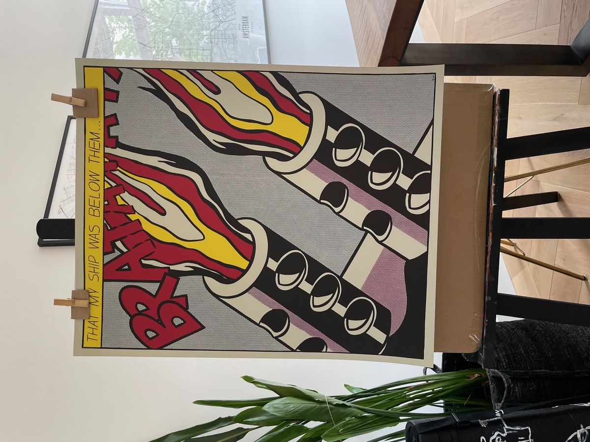 Roy Lichtenstein (1923–1997), As I Opened Fire (triptych) image 4