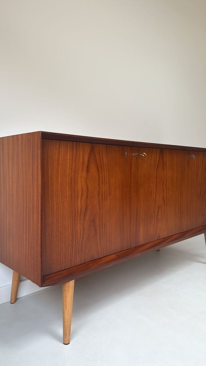 Vintage Houten Dressoir Met 3 Deurtjes Van Brantorps image 10
