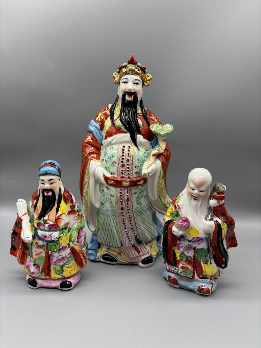Set Chinese Goden Fu Lu Shou image 10
