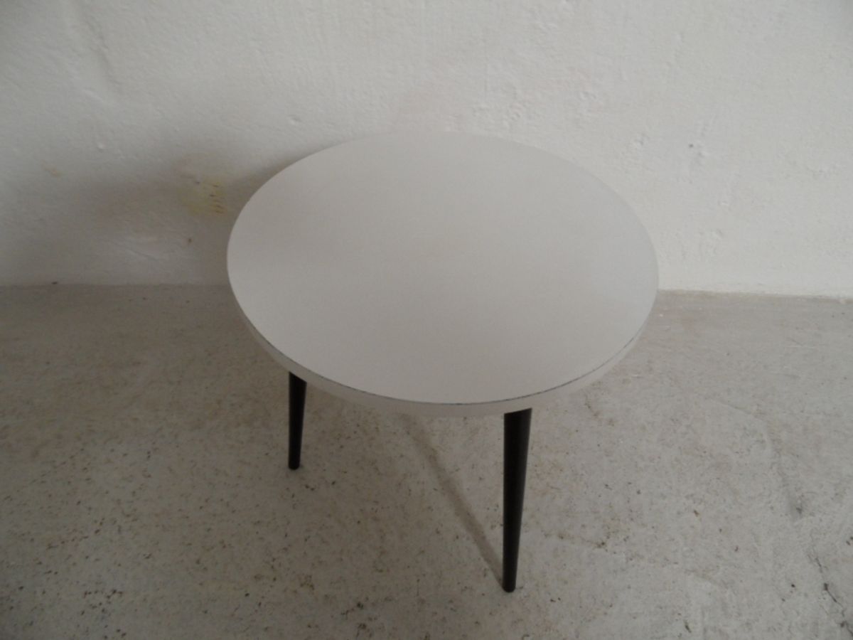 Vintage Bijzettafeltje Wit image 2