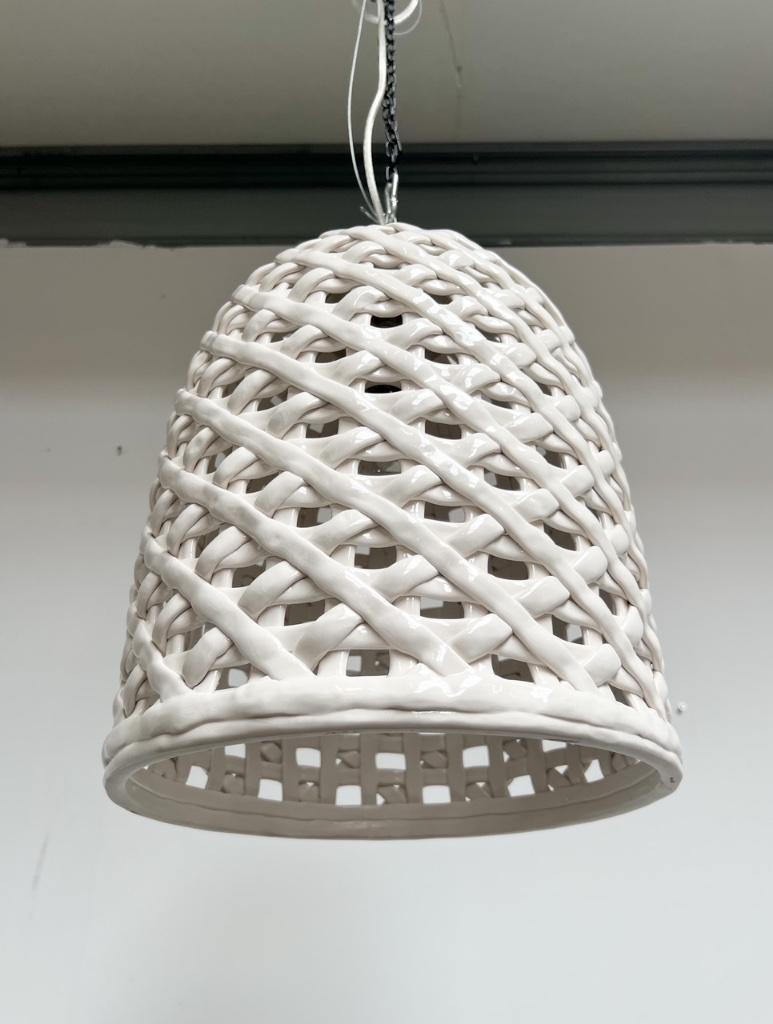Porseleinen Woven Hanglamp Van Pols Potten (Nieuw), Na 2000 image 3