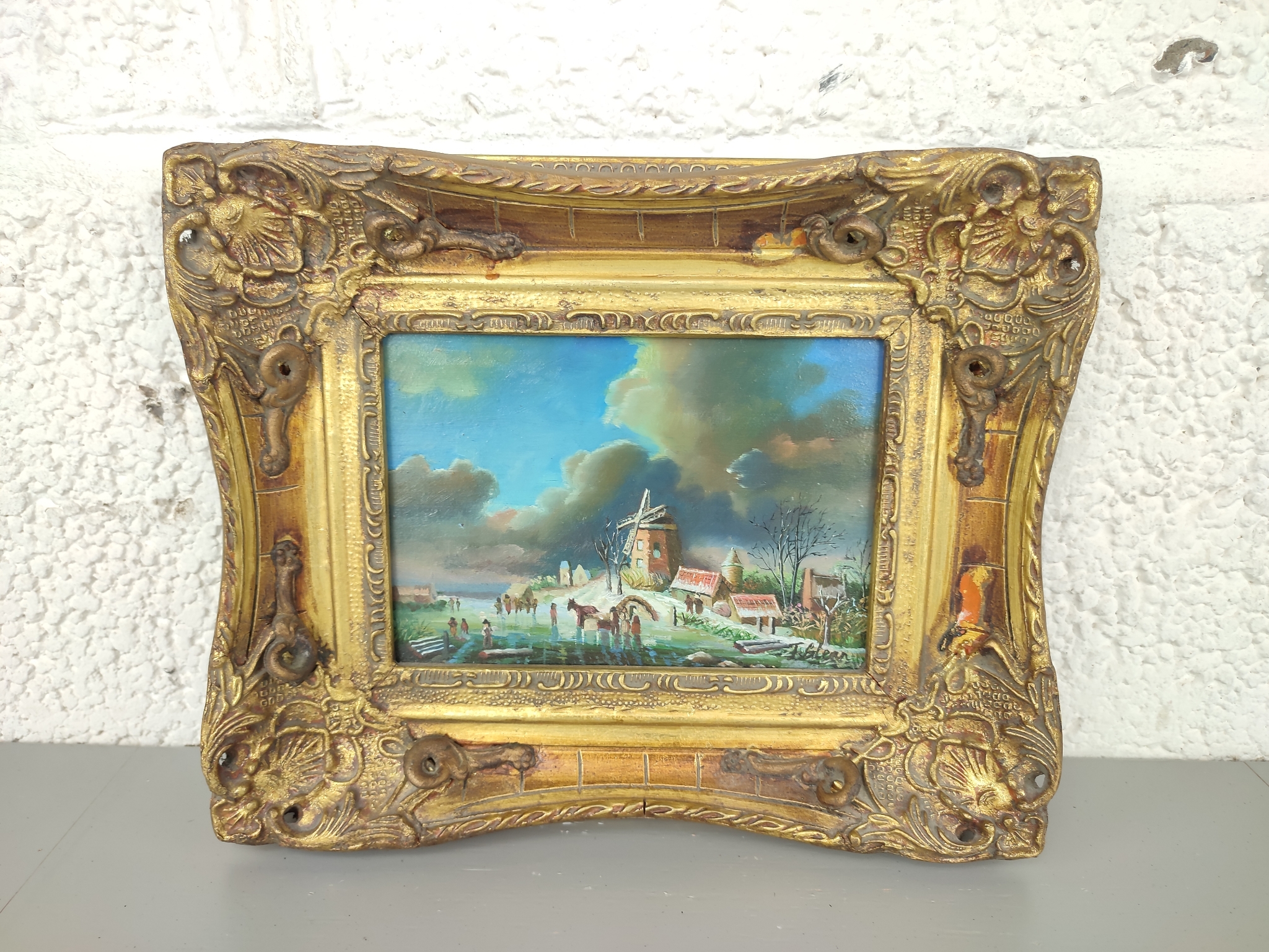J. Glenn - Dorp Met Molen image 2