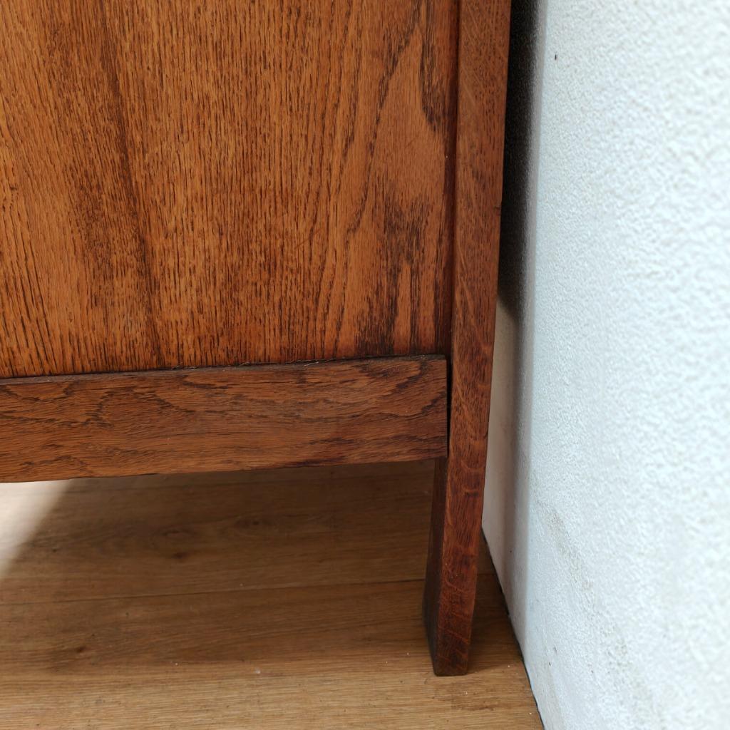 Vintage Antiek Dressoir Commode Ladekast Badkamermeubel Met Marmer Blad 701 image 17