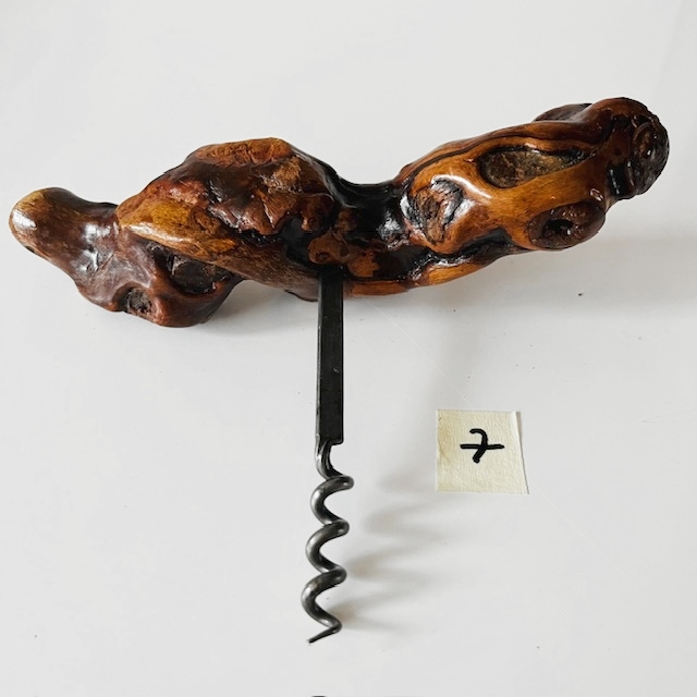 Vintage Franse Bernard Siret Kurkentrekker 7 Wortelhout Wijnstok 1930’s image 6