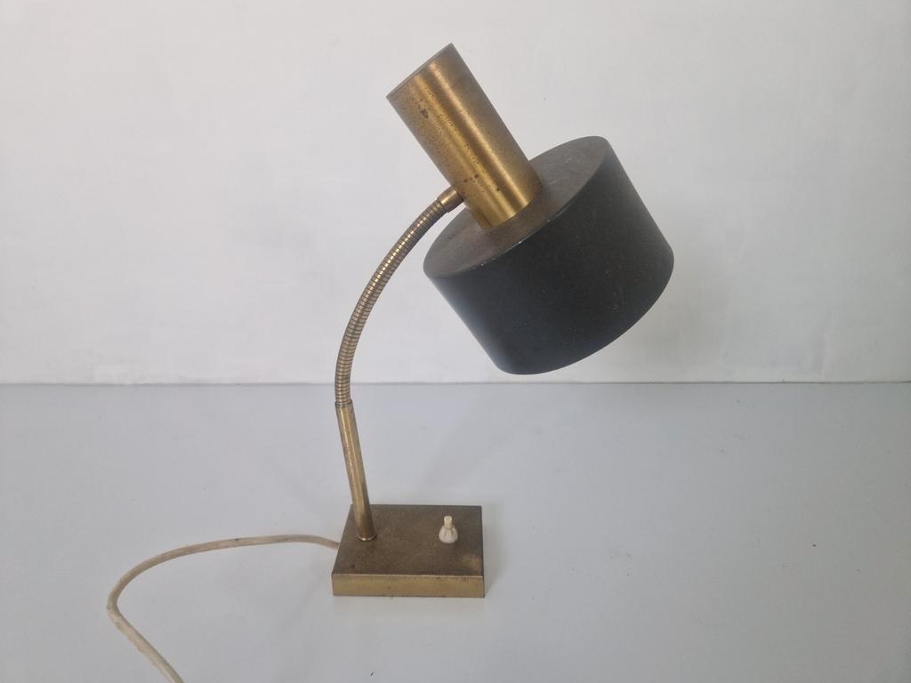 Vintage Messing Design Bureaulamp Jaren 60. image 6