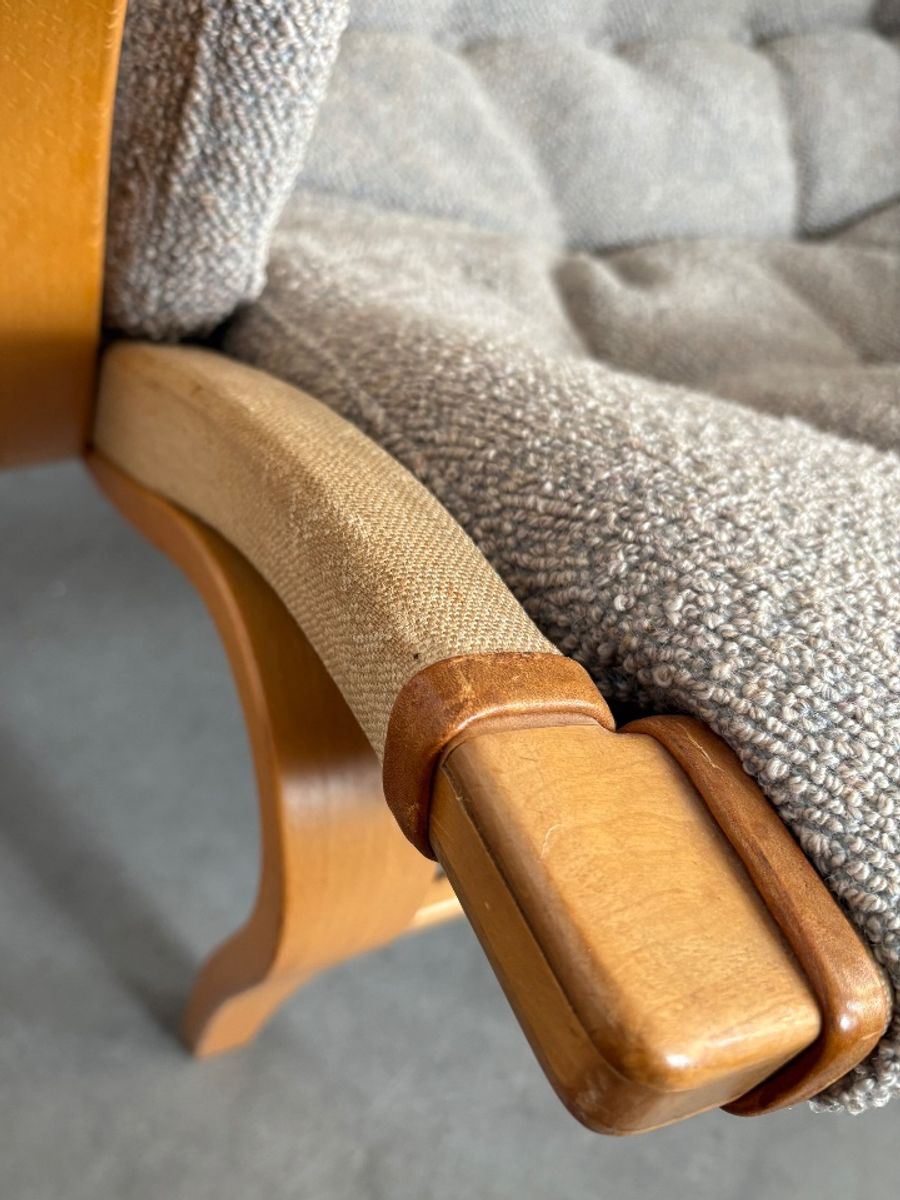 Pernilla Lounge Chair By Bruno Mathsson Sweden Dux image 9