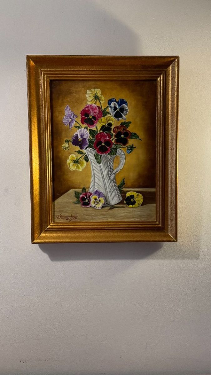 Viooltjes In Een Melkkan image 3