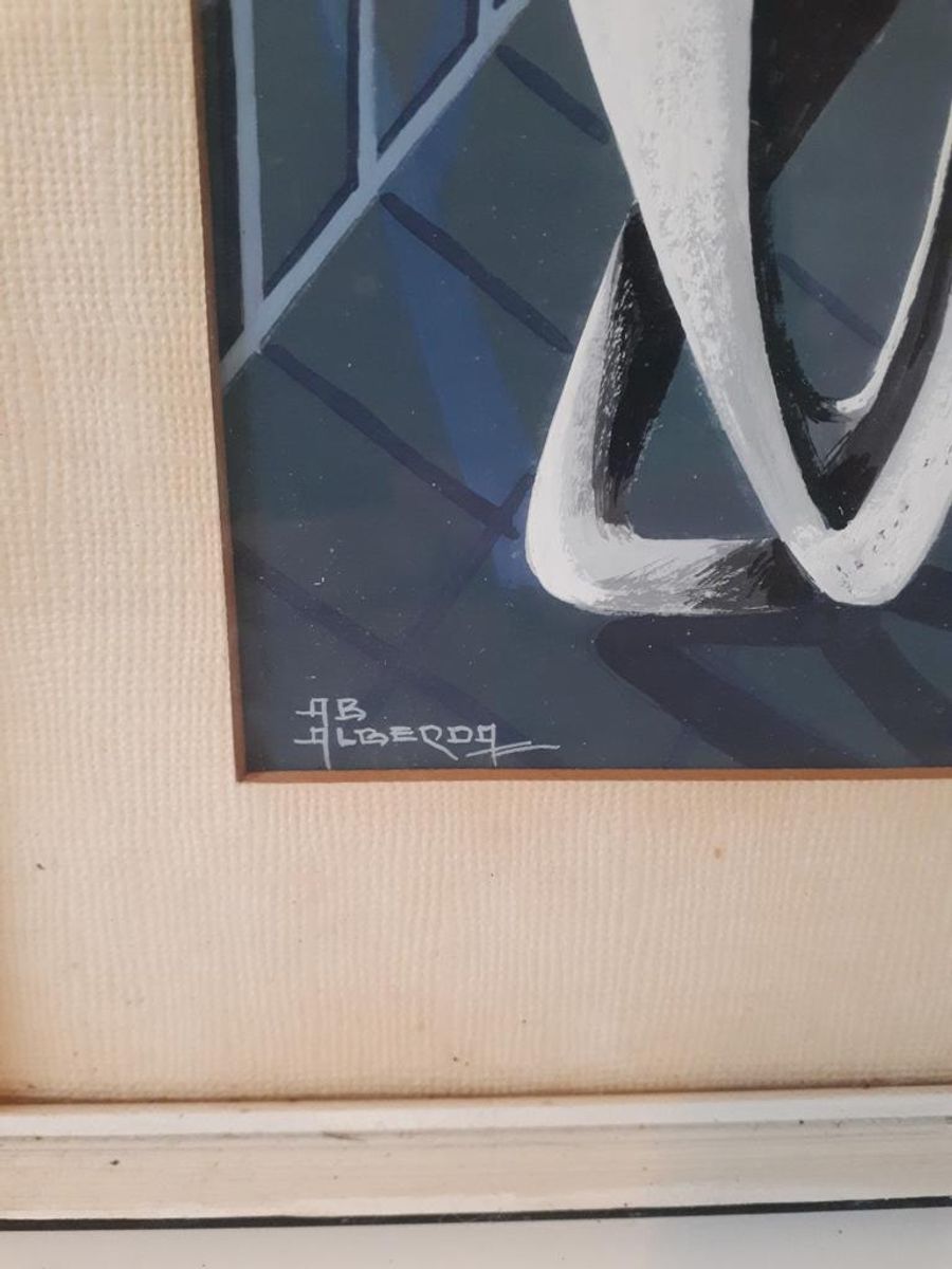* Vintage Schilderij Gesigneerd image 4