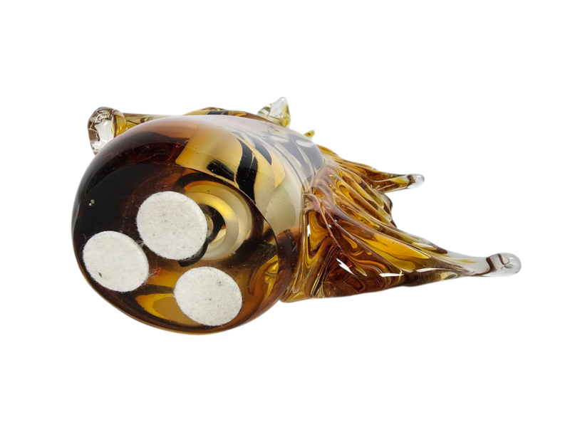 Murano Glas - Sculpture - 'horse Head' - Amber Glas - 3e Kwart 20e Eeuw image 7