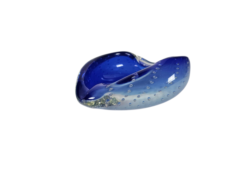 Murano - 'bullicante' - Asbak - Ingesloten Luchtbellen - Italie - 60's image 2