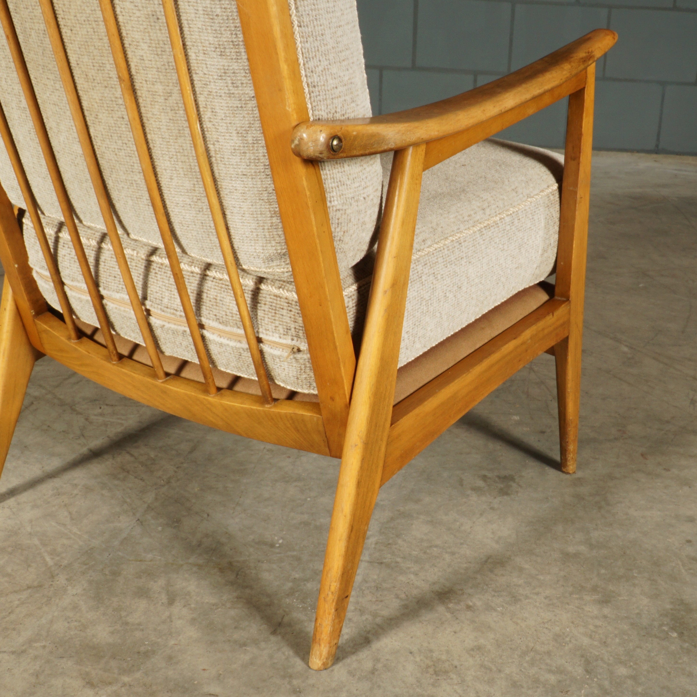 Set Deense Lougefauteuils – Notenhout – Jaren 60 image 14