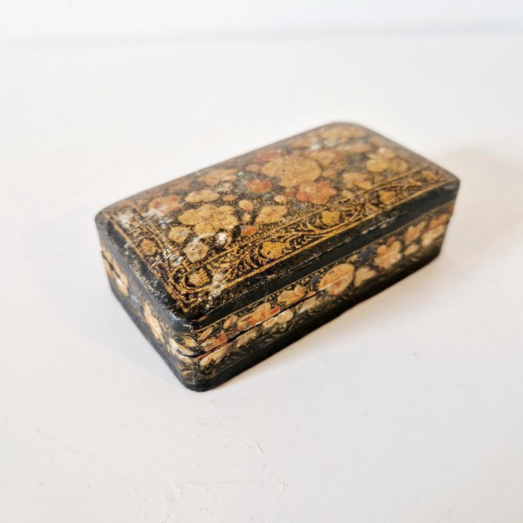 Oud Papier Machee Doosje image 5
