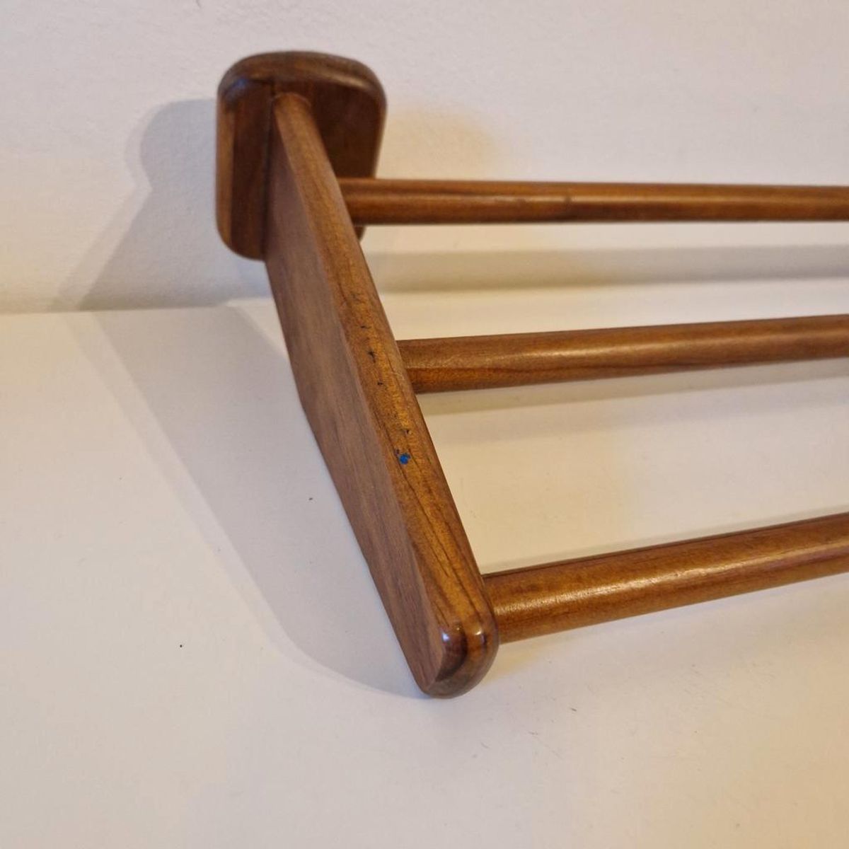Vintage Houten Keukenrek Pannenrek Handdoek Rekje Wandrek image 5