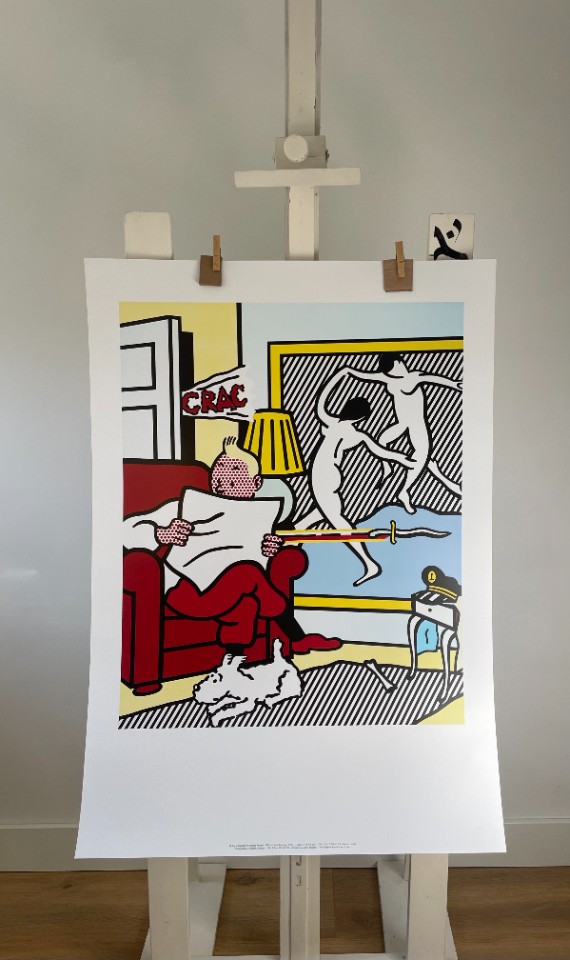 Roy Lichtenstein (1923-1997), Tintin Reading, 1993, image 2